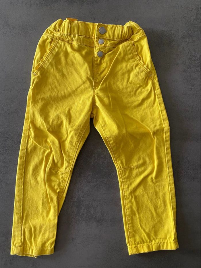 Pantalon jaune Obaïbi 23 mois / 86 cm