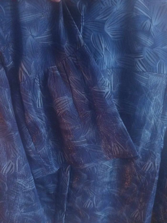 Chemisier avec manches bouffantes taille L - photo numéro 3