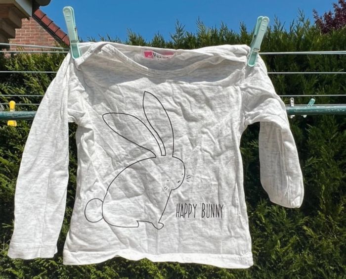 đŁ T-shirt bĂ©bĂ© motif lapin - 12-18 mois trĂšs bon Ă©tat đŁ - photo numĂ©ro 5