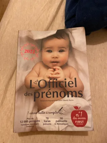 L’officiel des prénoms 2022