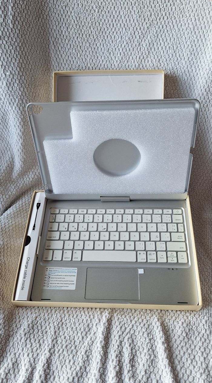 Coque clavier ipad 9.7"/ 10.2"/ 10.5"/ 11" F180. F360. - photo numéro 5