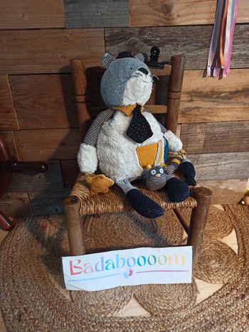 Peluche activités chat les moustaches BE moulin roty