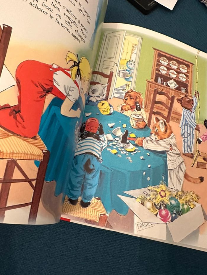 Livre Le Noel de Caroline édition collector Pierre Probst album bd rouge père - photo numéro 7