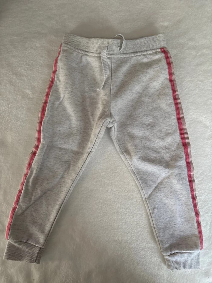 Jogging gris et rose 18 mois