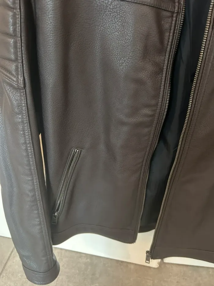 Veste biker Jack & Jones - photo numéro 3