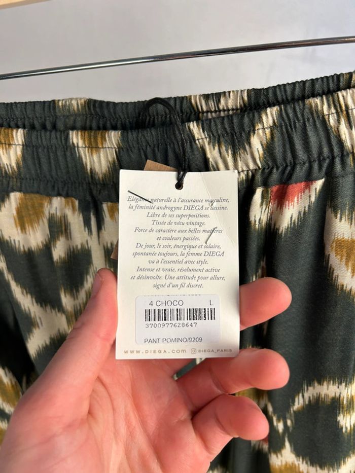 Pantalon fluide Diega L chocolat Neuf - photo numéro 4