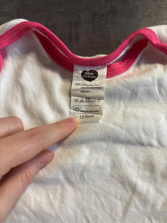 Bodies 12 mois manches courtes - photo numéro 7