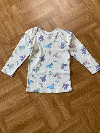 T-shirt manches longues taille 9/12 mois vintage (NEUF)
