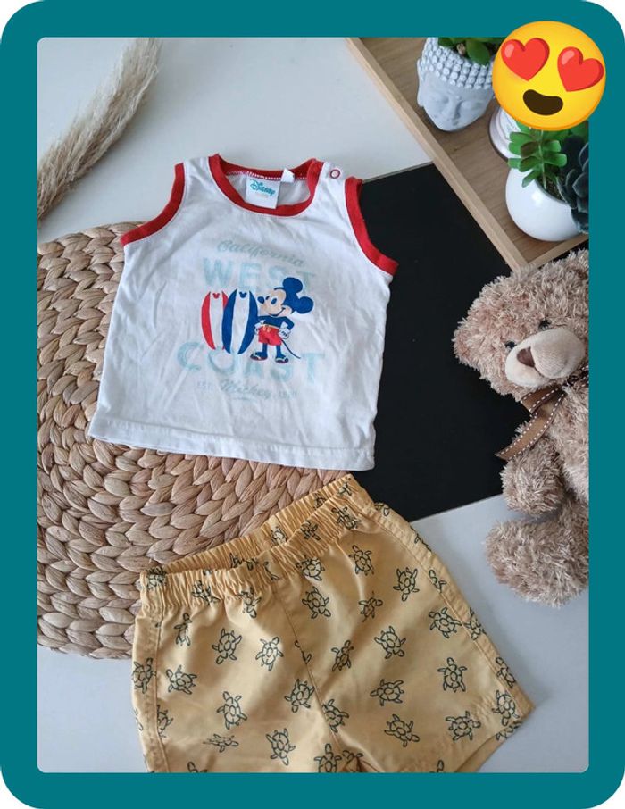 Ensemble d'été Disney garçon Taille 6 mois🌿🐯 - photo numéro 4