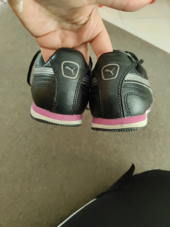 Baskets noires argentées Puma - photo numéro 4