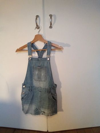 Combinaison short en jean