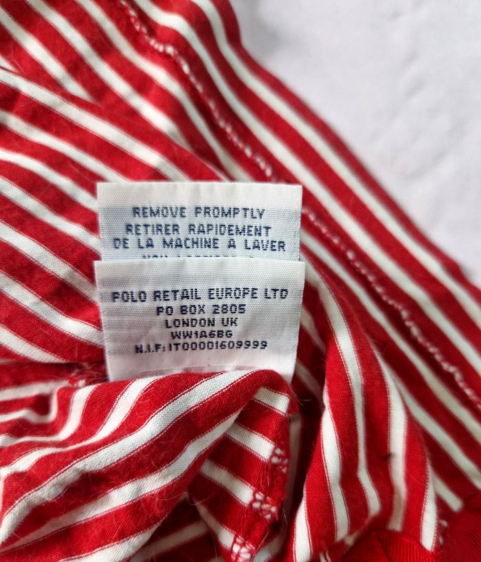 Polo manches courtes , a rayures , homme , Ralph lauren , taille XL - photo numéro 9