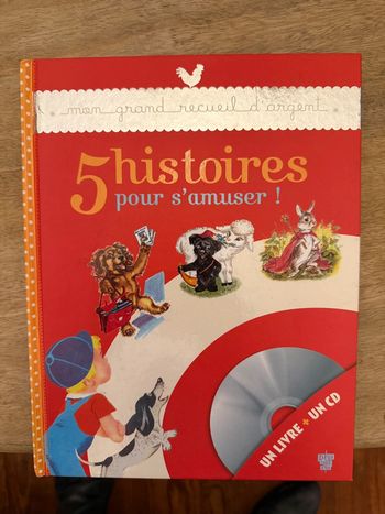 Livre + CD Mon grand recueil d’argent Caroline Pierre Probst 5 histoires pour s’amuser