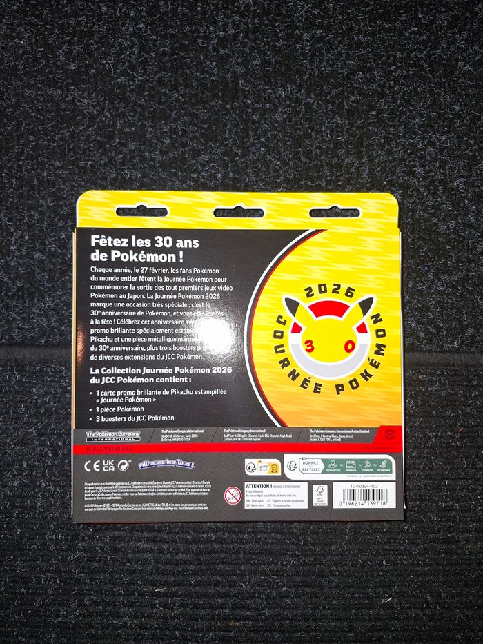 Coffret Pokémon Day 30 ans - Pikachu ME01 & ME02 - photo numéro 2