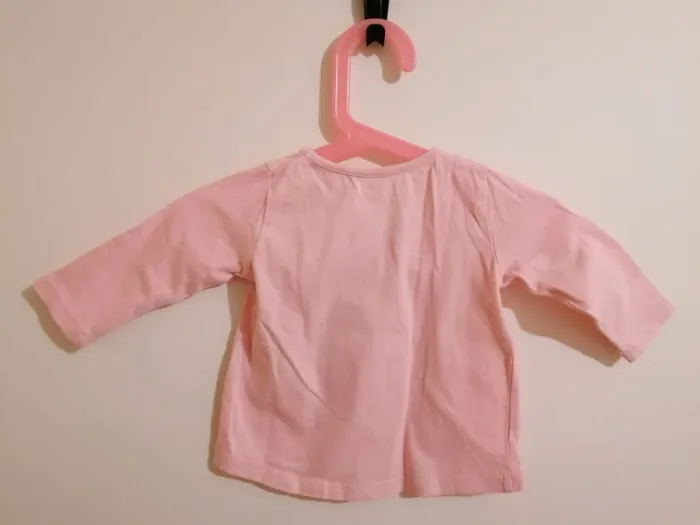 Lot tee-shirt fille manches longues 6 mois gémo - photo numéro 7