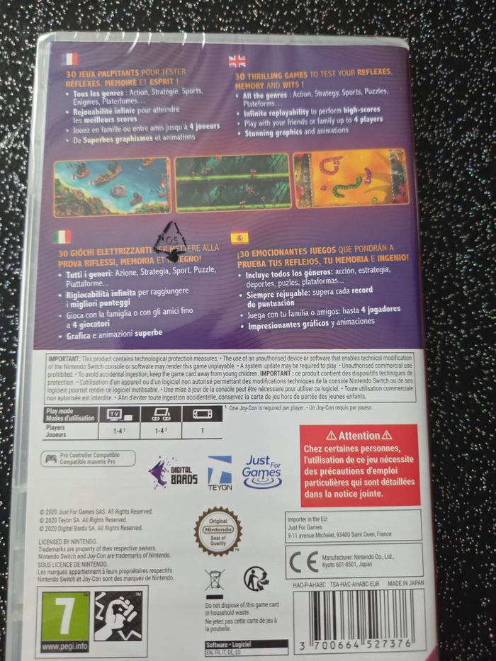 Jeu Nintendo switch 30 in 1 - photo numéro 2