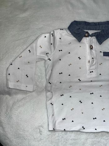 Polo manches longues 6 mois 67cm