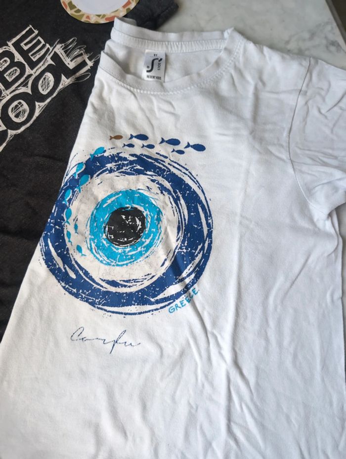 Lot de 2 tee-shirts 8 ans - photo numéro 3