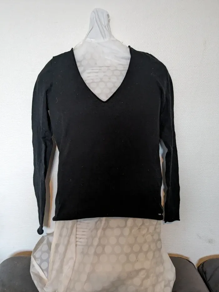 Pull fin School Rag - noir