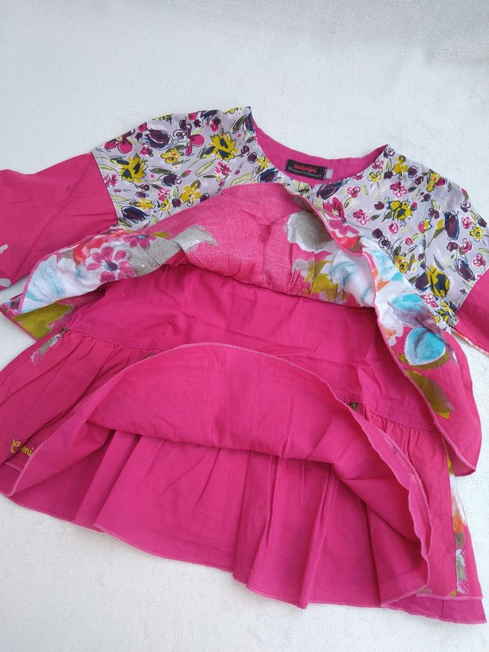 Blouse fleurie fille Catimini 8 ans - photo numéro 5