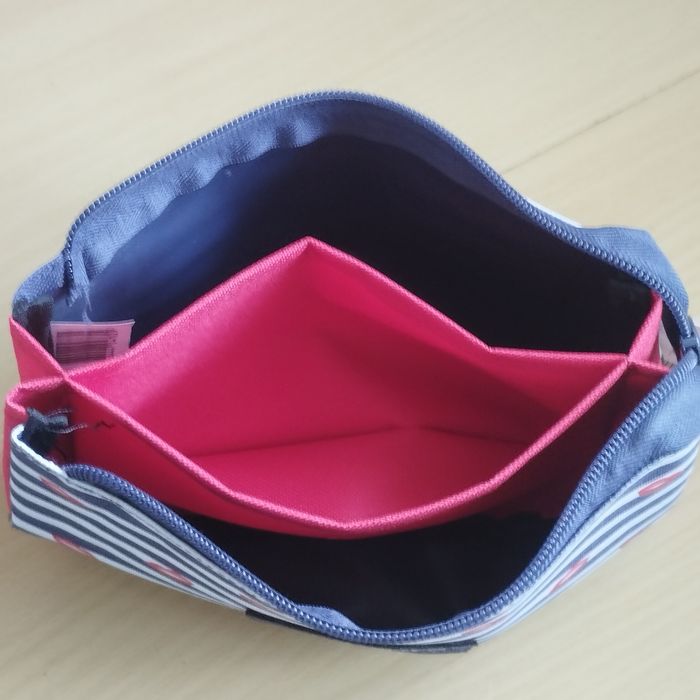 Trousse écolière ou à maquillage 3 compartiments Lollipops Kiss Neuve - photo numéro 2