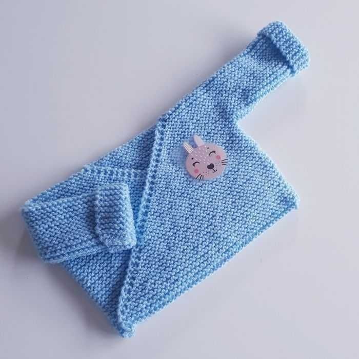 Brassière kimono bleue animal lapin - photo numéro 2