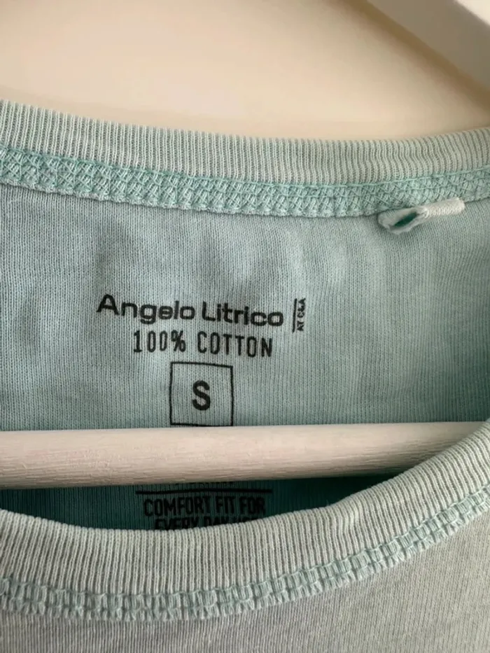 Tshirt bleu homme angelo litrico taille S - photo numéro 2