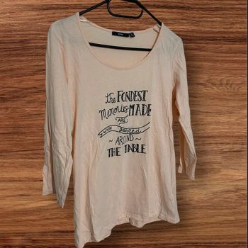 Haut manches longues rose clair, Kiabi - 38/M