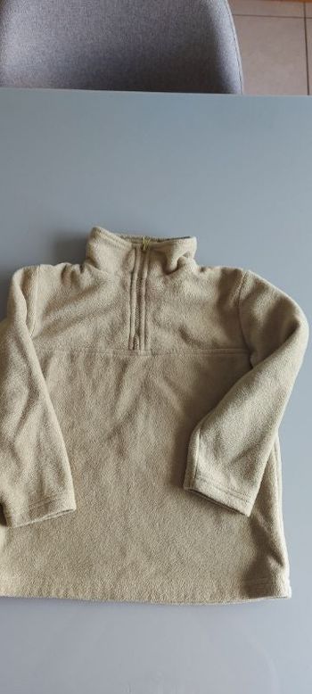 Pull polaire zippé