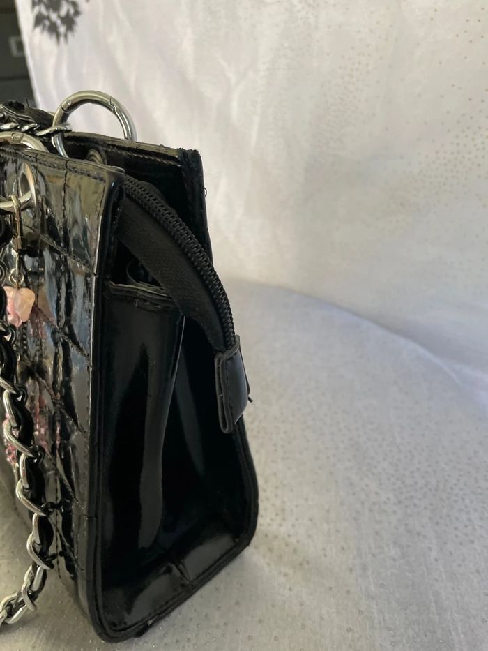 Sac à main noir matelassé – état quasi neuf - photo numéro 5