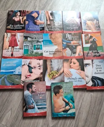 Lot de 17 livres nous deux passion