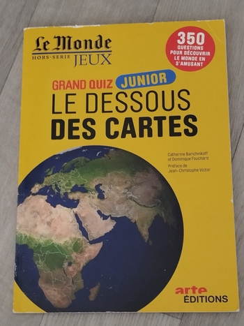 Revue Le monde HS Grand quiz junior le dessous des cartes