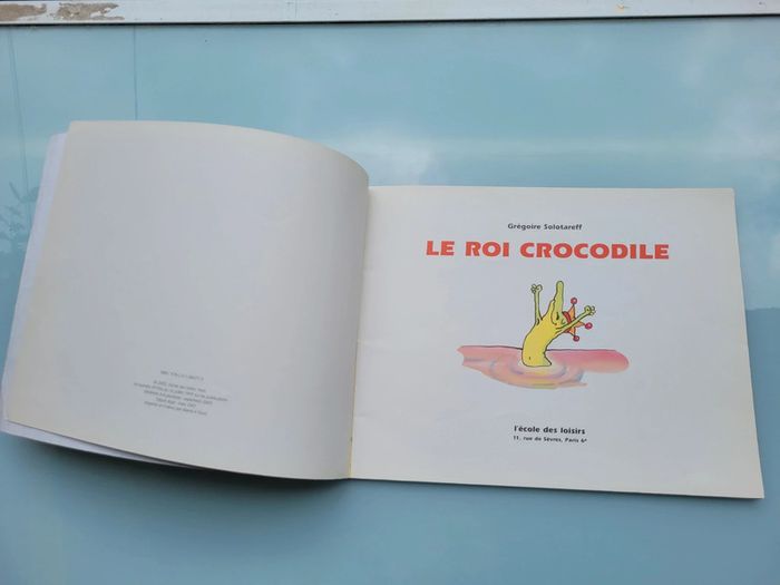 Livre l'école des loisirs couverture souple Le Roi Crocodile 🐊 (36) - photo numéro 2