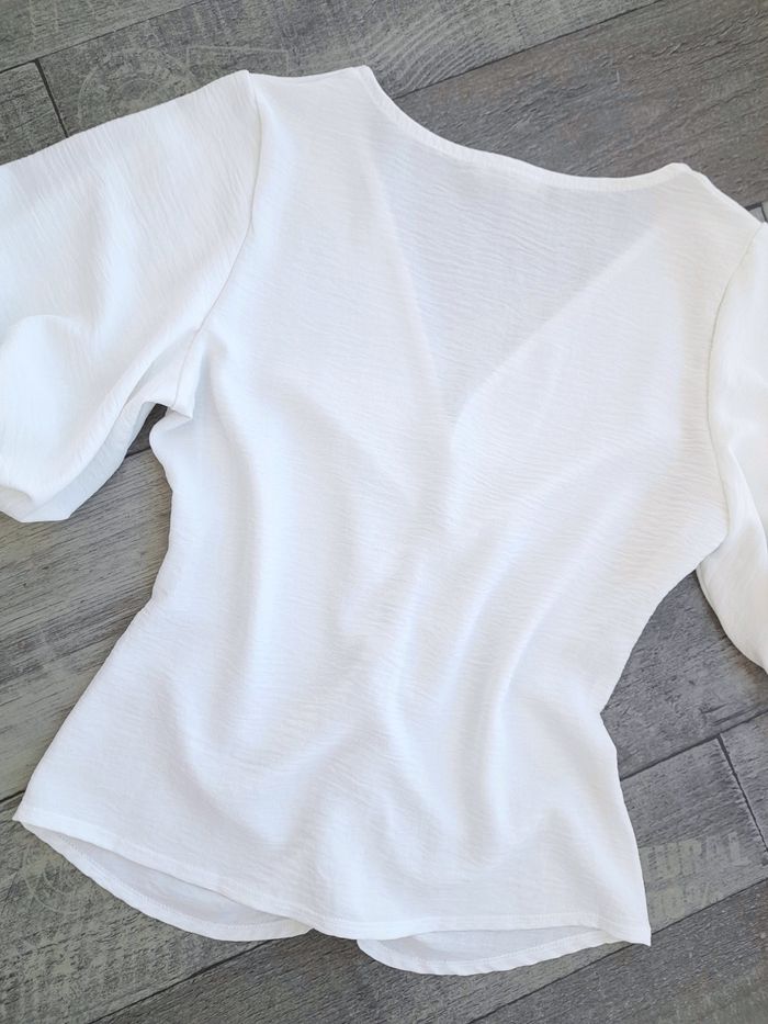 Top drapé à manches bouffantes, neuf - Cache Cache - photo numéro 6