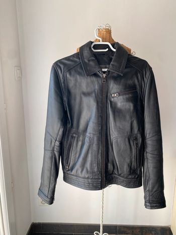 Blouson Redskins en cuir noir taille S