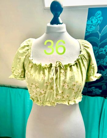 Croc top vert taille 36