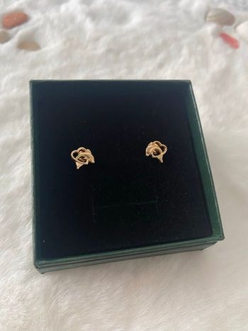 Boucles d’oreilles cœur / dauphin