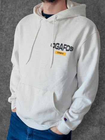 Sweat à capuche blanc / Idgafos - 38/M