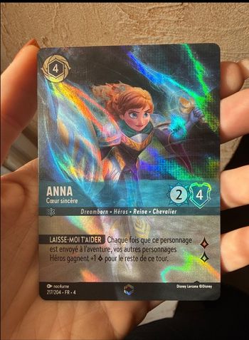 Carte Lorcana Anna Enchantée