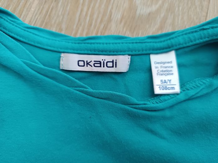 T-shirt turquoise Okaidi 5 ans - photo numéro 2