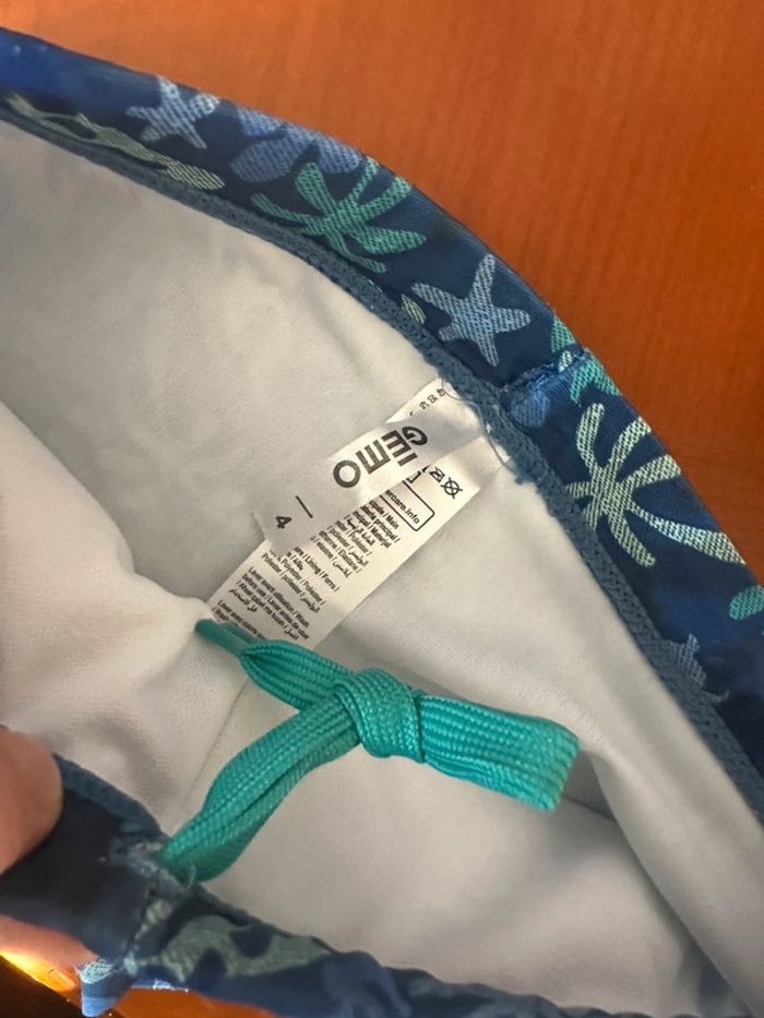 Maillot de bain, garçon, gemo, taille quatre ans - photo numéro 2
