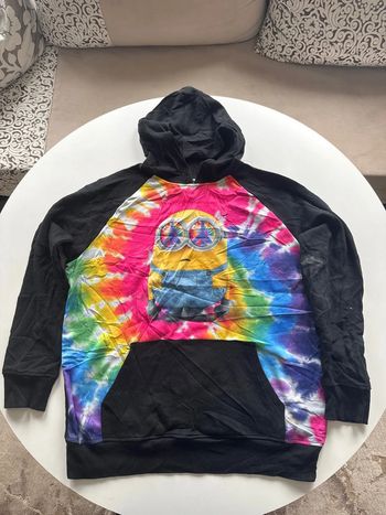 Sweat à capuche Minions tie & dye – Taille L (42/44)
