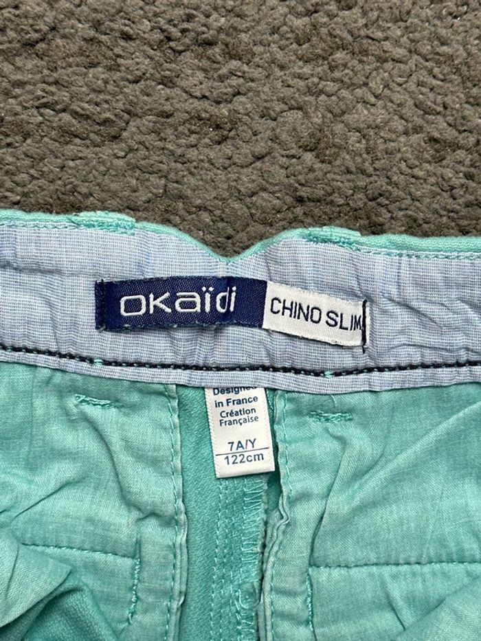 Pantalon chino slim 7 ans garçon Okaïdi - photo numéro 2