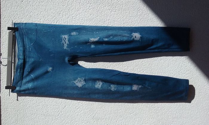 pantalon skinny trompe-l'œil femme