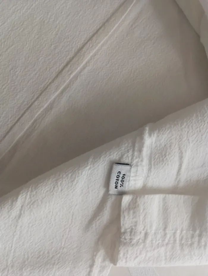 Chemise manches courtes femme taille 42 Blanc du Nil - photo numéro 5
