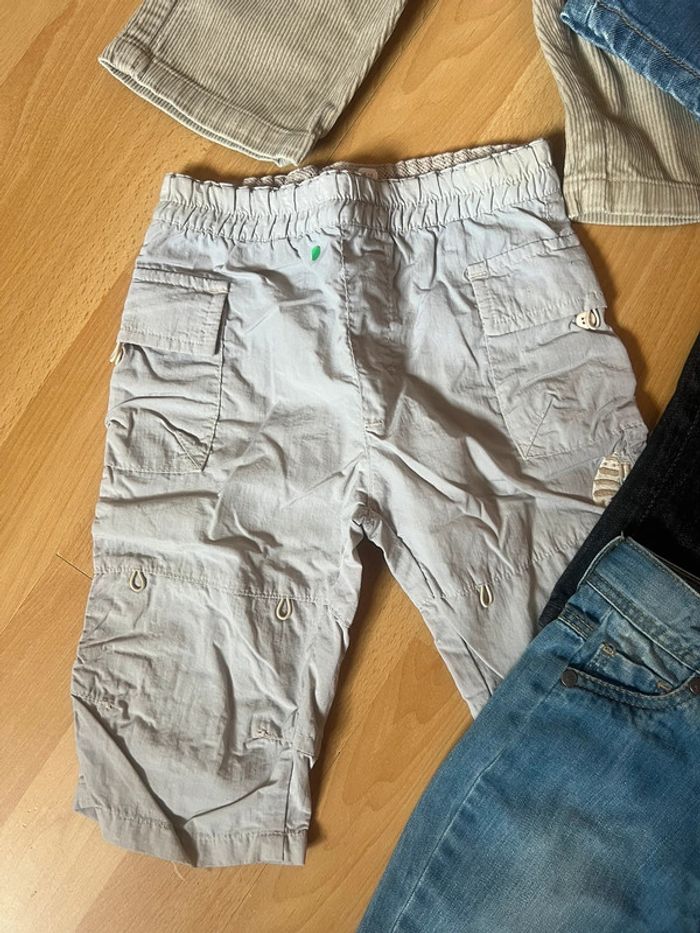 Lot 5 pantalons Garçon taille 12mois - photo numéro 3