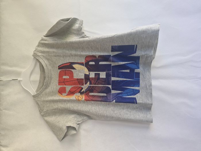 T-shirt manches courtes 3/4 ans Marvel SpiderMan Gris