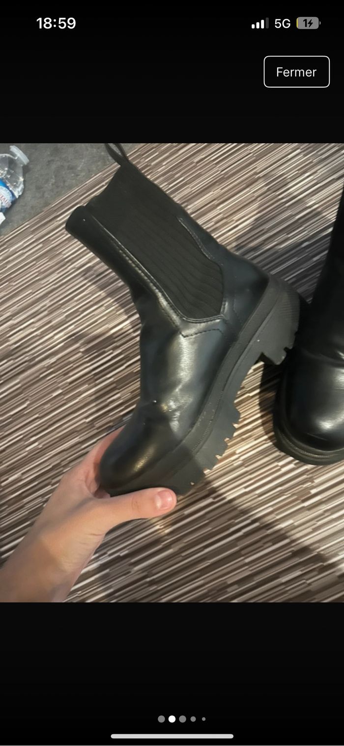 Bottes mit hautes femme none état taille 36 - photo numéro 2