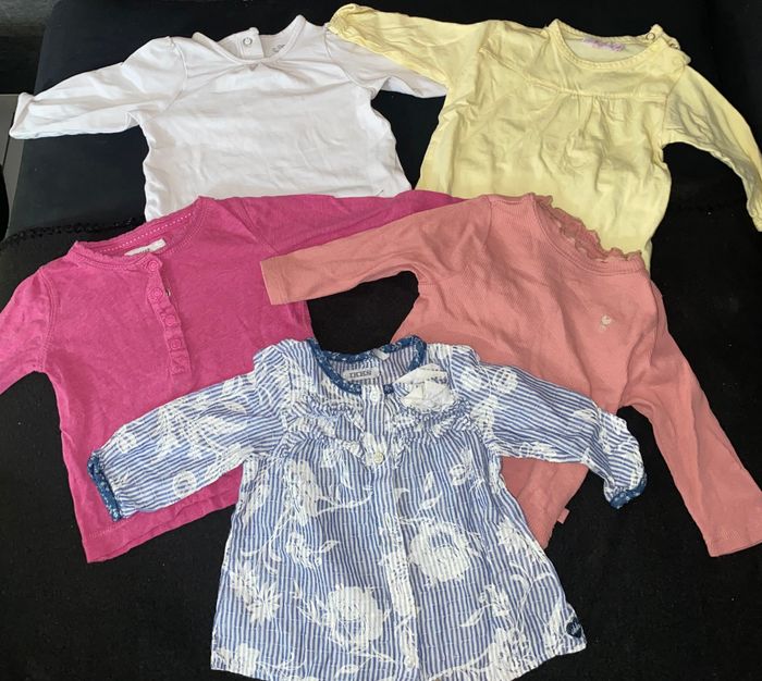 Pantalon et sous pull petite fille