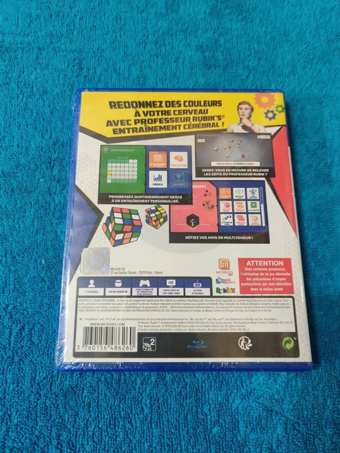 PS4 Professeur Rubik's entrainement cérébral - photo numéro 2